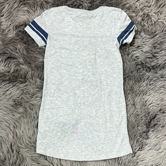 Joe Boxer | Girl's Sleep Shirt | Grey & Navy | M(7/8) - Picture 2 of 2